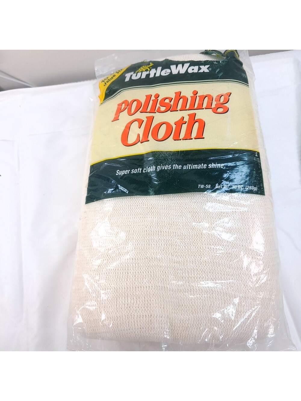 Turtle Wax Polishing Cloth super soft ultimate shine 10oz size 2000 vintage